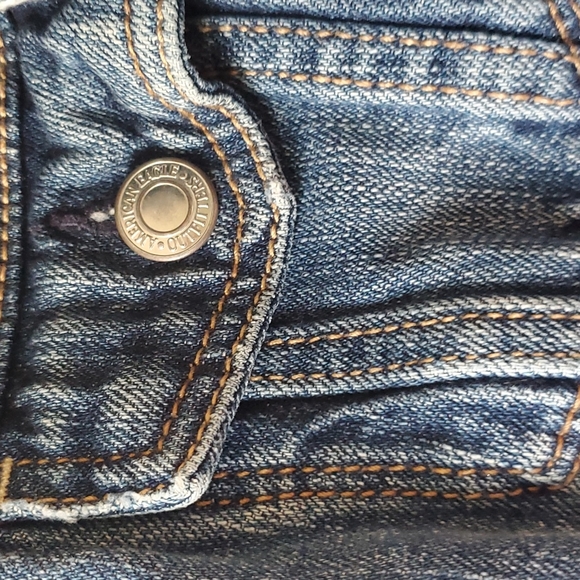 American Eagle Outfitters Denim Jean Jacket Small 100% Cotton - Picture 4 of 6